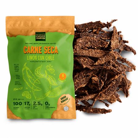 PEOPLE`S CHOICE CARNE SECA LIMON CON CHILE BEEF JERKY
