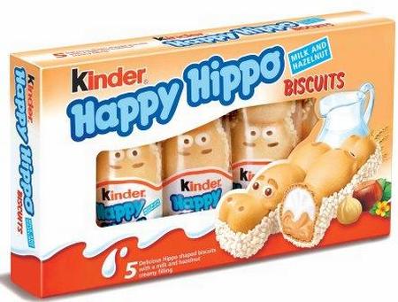 KINDER HAPPY HIPPO HAZELNUT 5 PACK