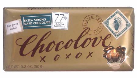 CHOCOLOVE EXTRA STRONG DARK CHOCOLATE   