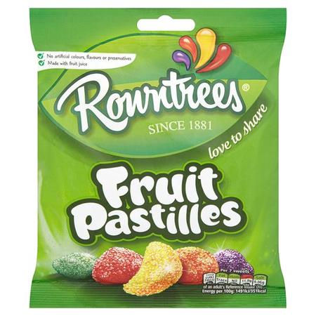ROWNTREES FRUIT PASTILLES 205G BAG      