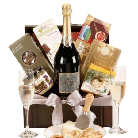A ROYAL CHAMPAGNE BASKET