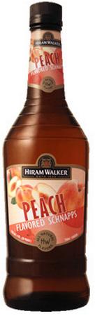 HIRAM WALKER PEACH SCHNAPPS 1L          