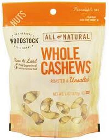 WOODSTOCK ALL-NATURAL CASHEWS RO.+SALTED