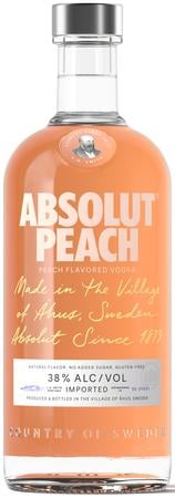 ABSOLUT APEACH VODKA 750ML              