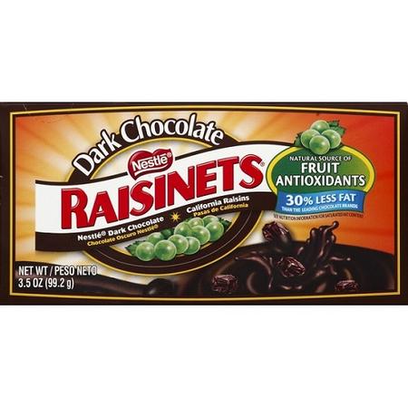 NESTLE RAISINETS DARK CHOCOLATE         