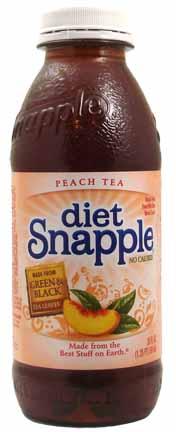 Mel & Rose  Snapple DIET SNAPPLE PEACH ICED TEA 16 OZ