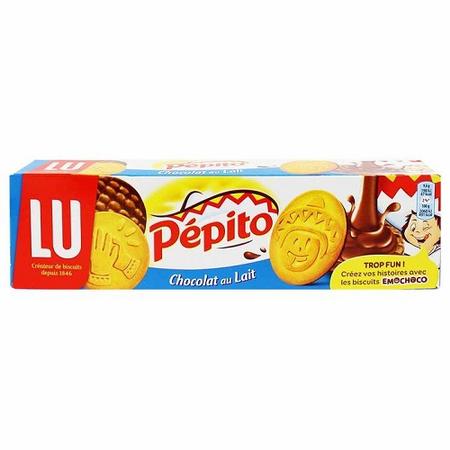 LU PEPITO MILK CHOCOLATE BISCUITS 192g