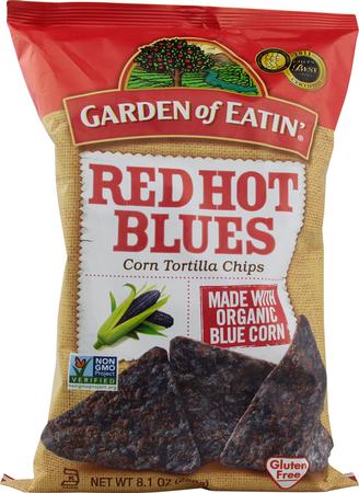 GARDEN OF EATIN` RED HOT BLUES TORTILLA 