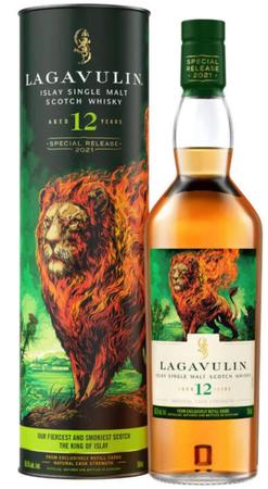 LAGAVULIN 12YR THE LION`S FIRE SINGLE MALT SCOTCH 2021 750ML