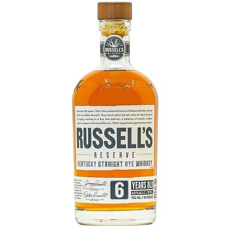 RUSSELL`S RESERVE RYE 6 YEAR 750ML      