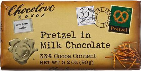 CHOCOLOVE PRETZEL IN MILK CHOCOLATE BAR