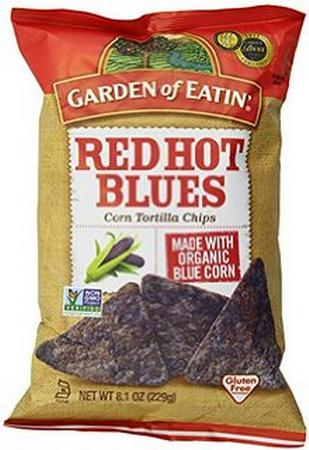 GARDEN OF EATEN RED HOT BLUES CHIPS     