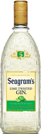 SEAGRAM`S LIME TWISTED GIN 750ML        