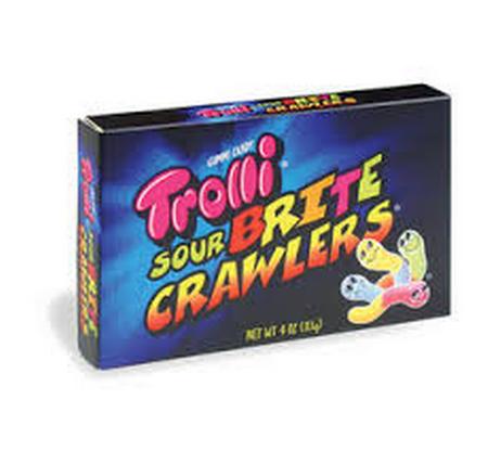 TROLLI SOUR BRITE CRAWLERS 4OZ BOX      