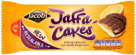 JACOBS JAFFA CAKES BISCUITS 147G        