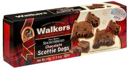 WALKERS CHOCOLATE SCOTTIE DOGS          