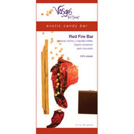 VOSGES EXOTIC RED FIRE CHOCOLATE BAR    