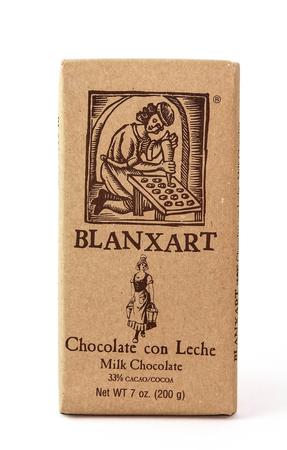 BLANXART MILK CHOCOLAT (LECHE)7OZ BAR   