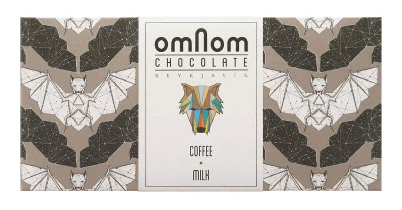  Omnom Coffee + Milk Chocolate Bar