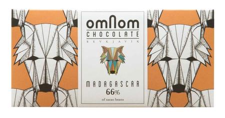 OMNOM MADAGASCAR 66% CHOCOLATE BAR      