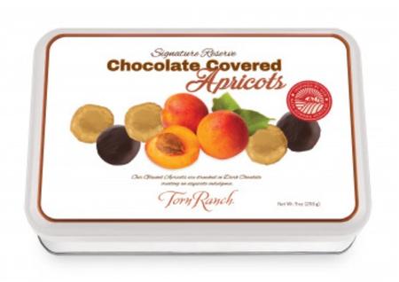TORN RANCH CHOCOLATE DIPPED APRICOTS TIN