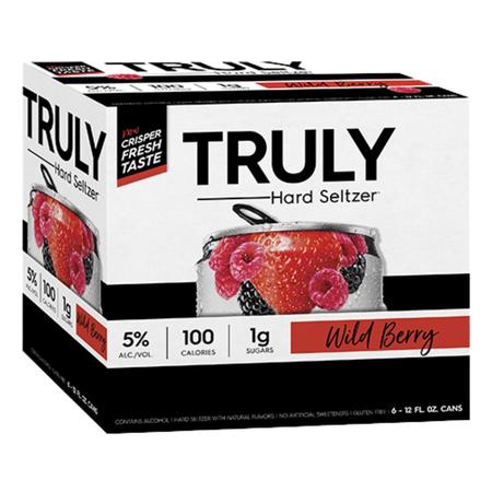 TRULY SPIKED + SPARK WILD BERRY 6PK CANS
