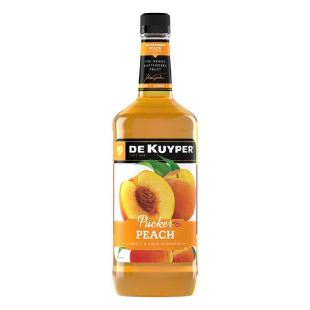 DEKUYPER PUCKER PEACH SCHNAPPS LIQUEUR 1 L