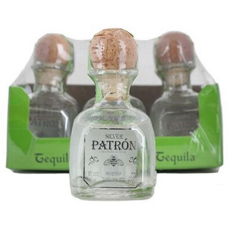 PATRON SILVER TEQUILA 6 PACK 50ML