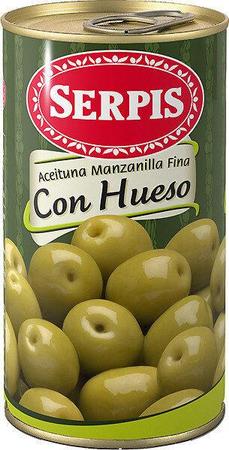 SERPIS MANZANILLA OLIVES CON HUESO CAN 160G