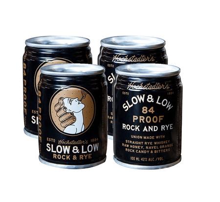 SLOW  LOW ROCK AND RYE 100ML 4PKCANS