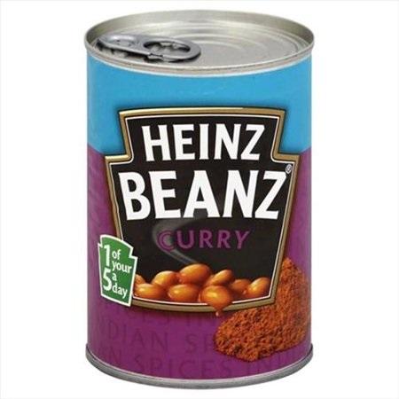 HEINZ CURRY BEANZ 390g