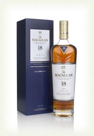 MACALLAN DOUBLE CASK 18 YEAR SINGLE MALT 750ML